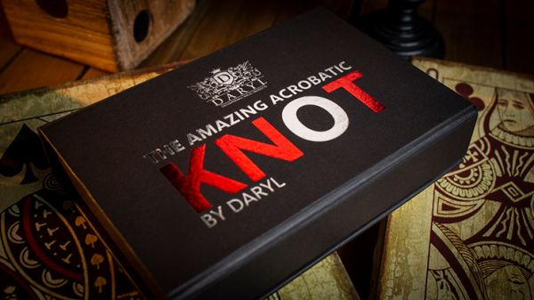 Amazing Acrobatic Knot w/xtra knot Red and White by Daryl