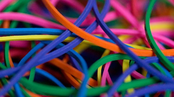 Joe Rindfleisch's Rainbow Rubber Bands (Rainbow Pack) by Joe Rindfleisch