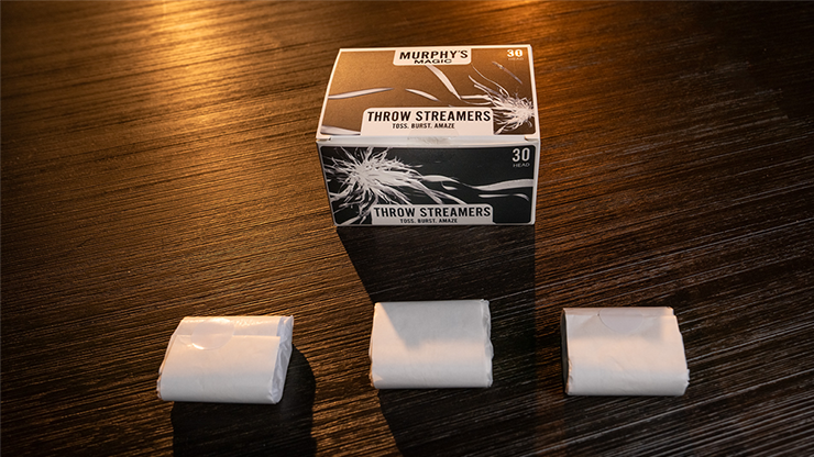 Throw Streamers 12 Stck. (Weiss) by Murphy's Magic