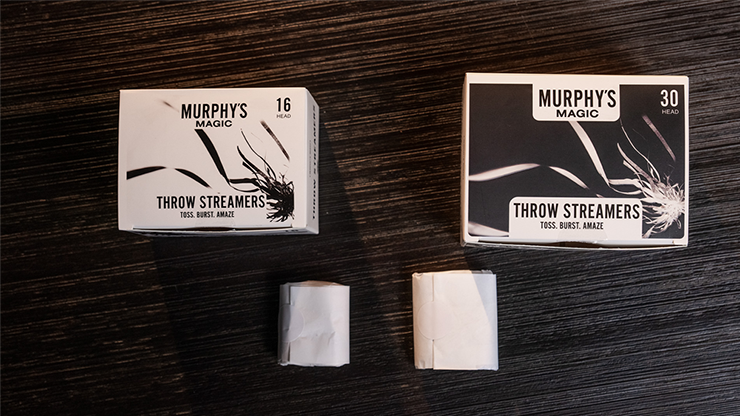 Throw Streamers 12 Stck. (Weiss) by Murphy's Magic