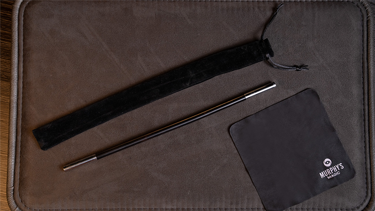 Professional's Magic Wand (Ebenholz/Silberne Enden) by Murphy's Magic