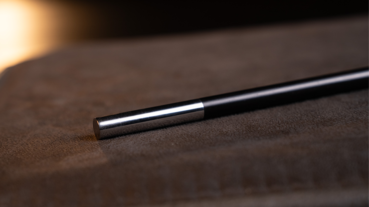 Professional's Magic Wand (Ebenholz/Silberne Enden) by Murphy's Magic