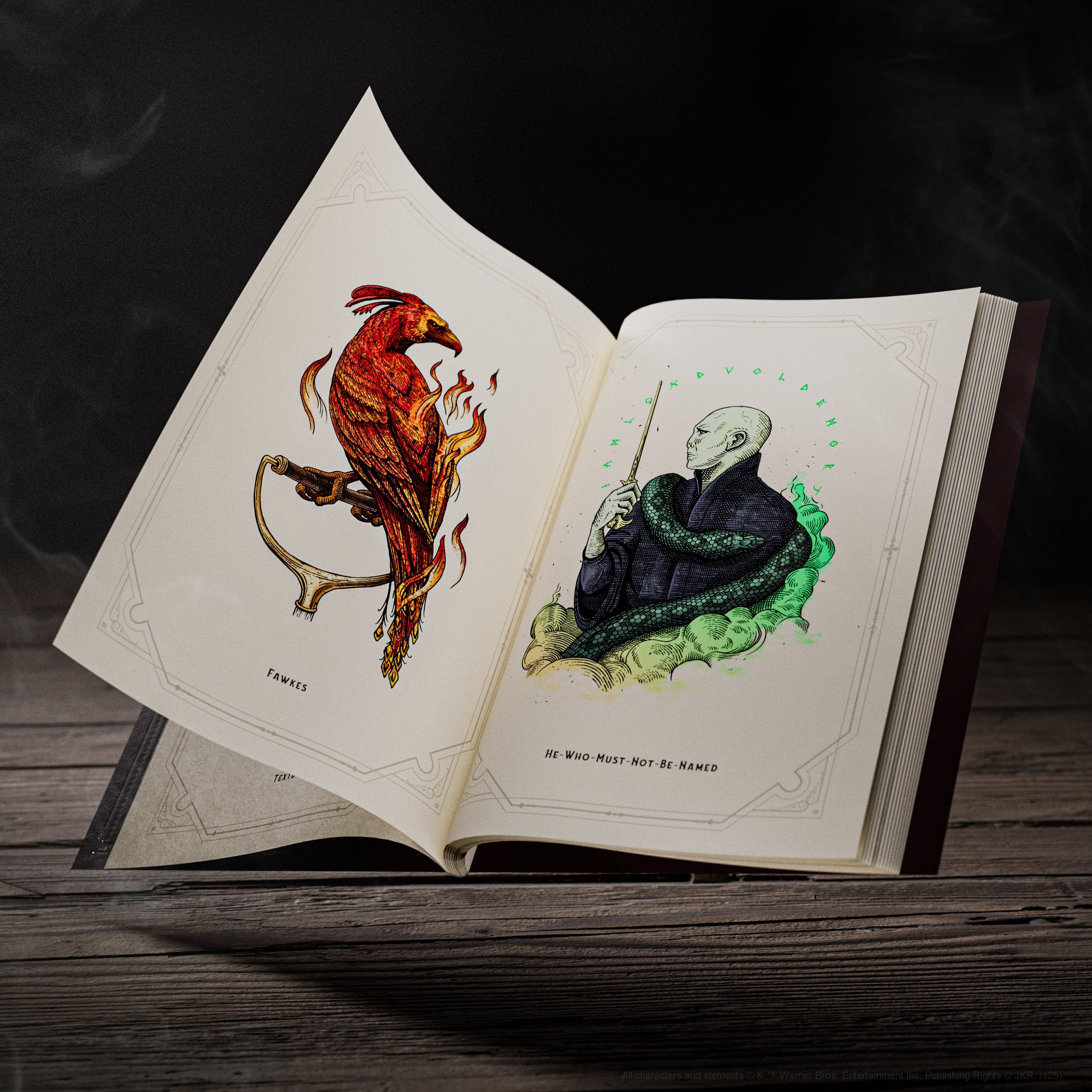 Harry Potter Self-Coloring Book by theory11