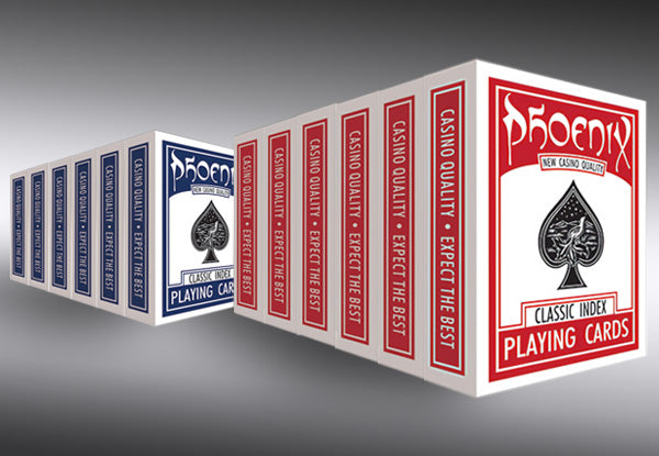 Phoenix Deck Red By Card-Shark – Jeu De Cartes Poker, Dos Rouge, Imprimé USPCC, Découpage Face Vers Le Haut, Pour Magiciens, Mnémotechnique