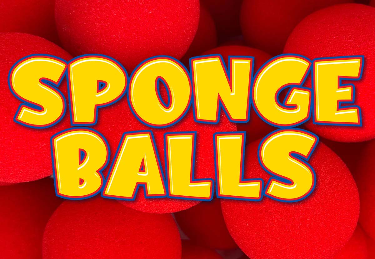Sponge Balls by Penguin Magic (4er Pack)