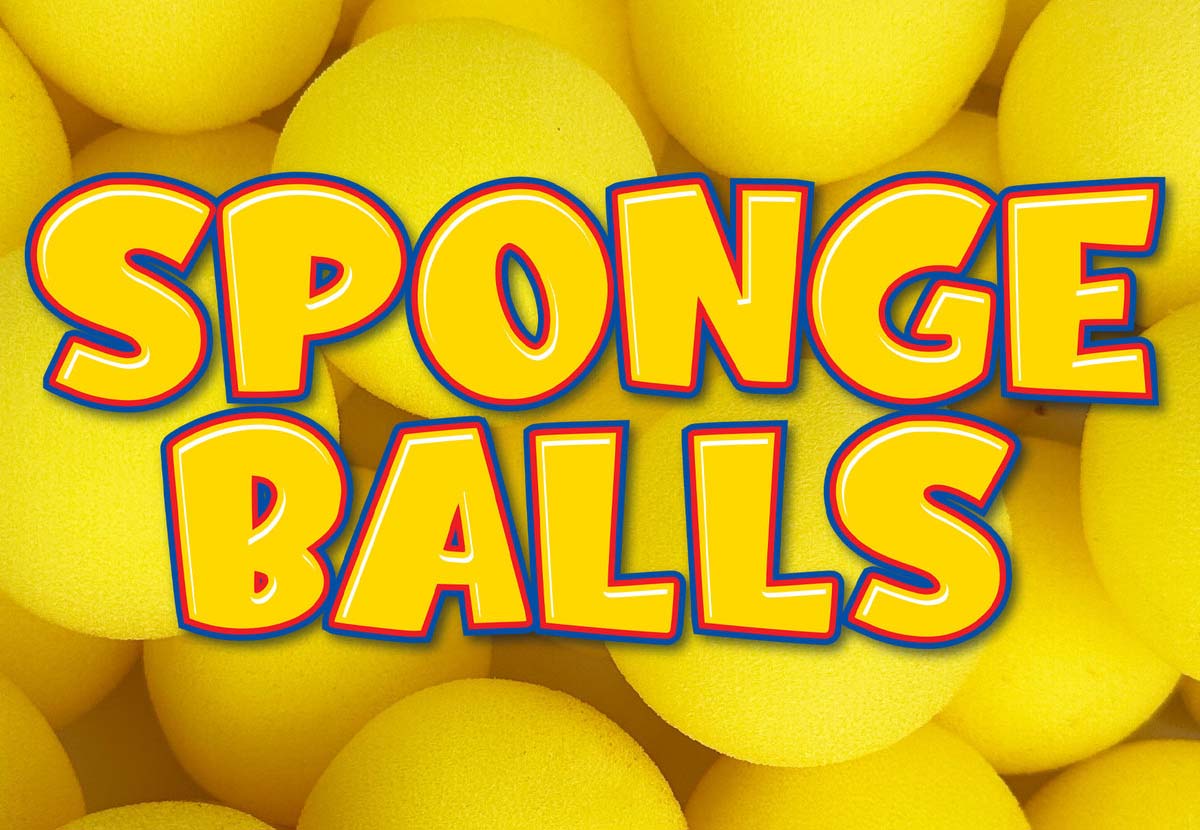 Sponge Balls by Penguin Magic (4er Pack)