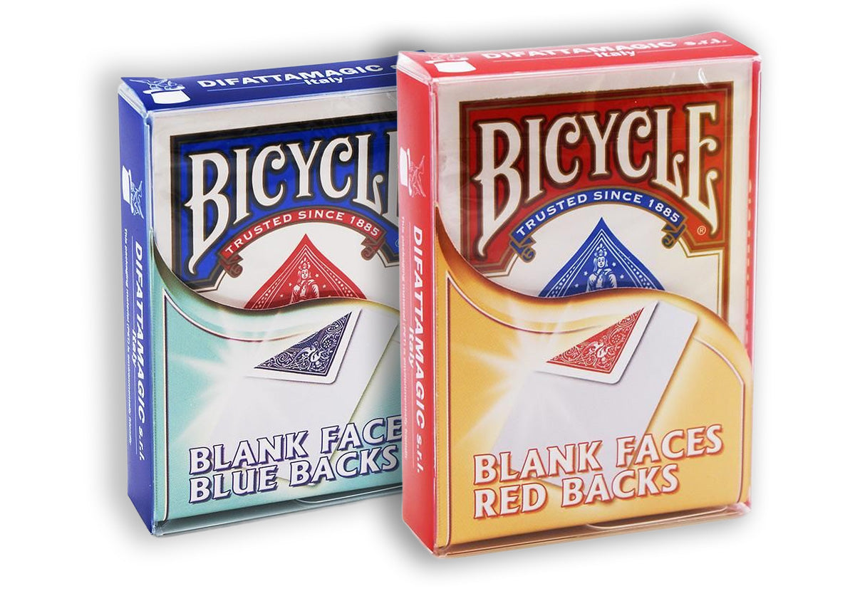 Bicycle, Blanko Vorderseite (Blank Faces, Blue / Red Backs)