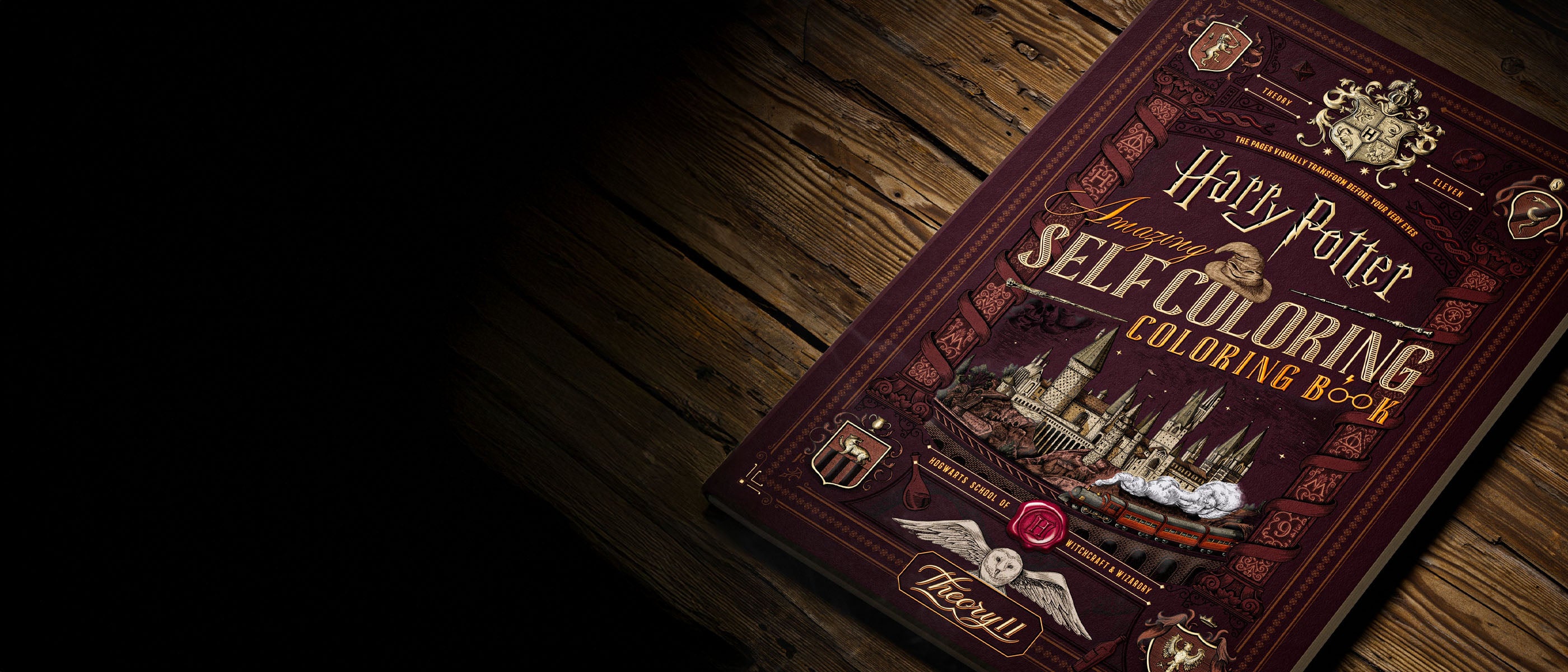 Harry Potter Self-Coloring Book by theory11