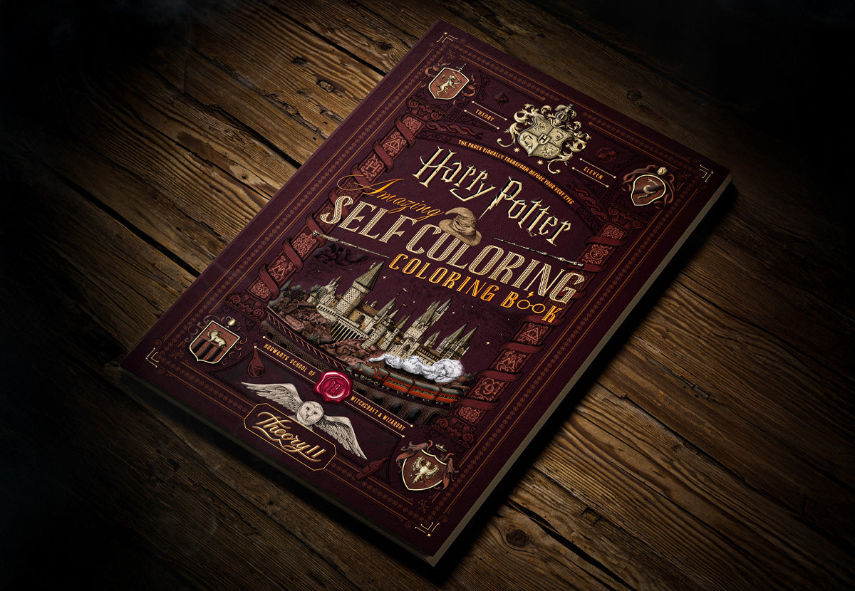 Harry Potter Self-Coloring Book by theory11