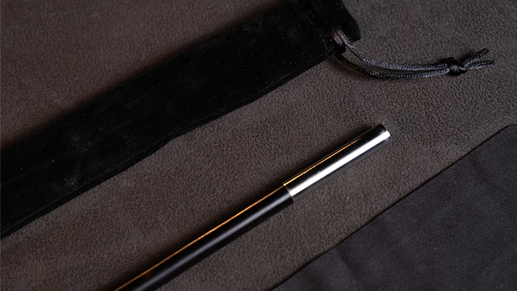 Professional's Magic Wand (Ebenholz/Silberne Enden) by Murphy's Magic