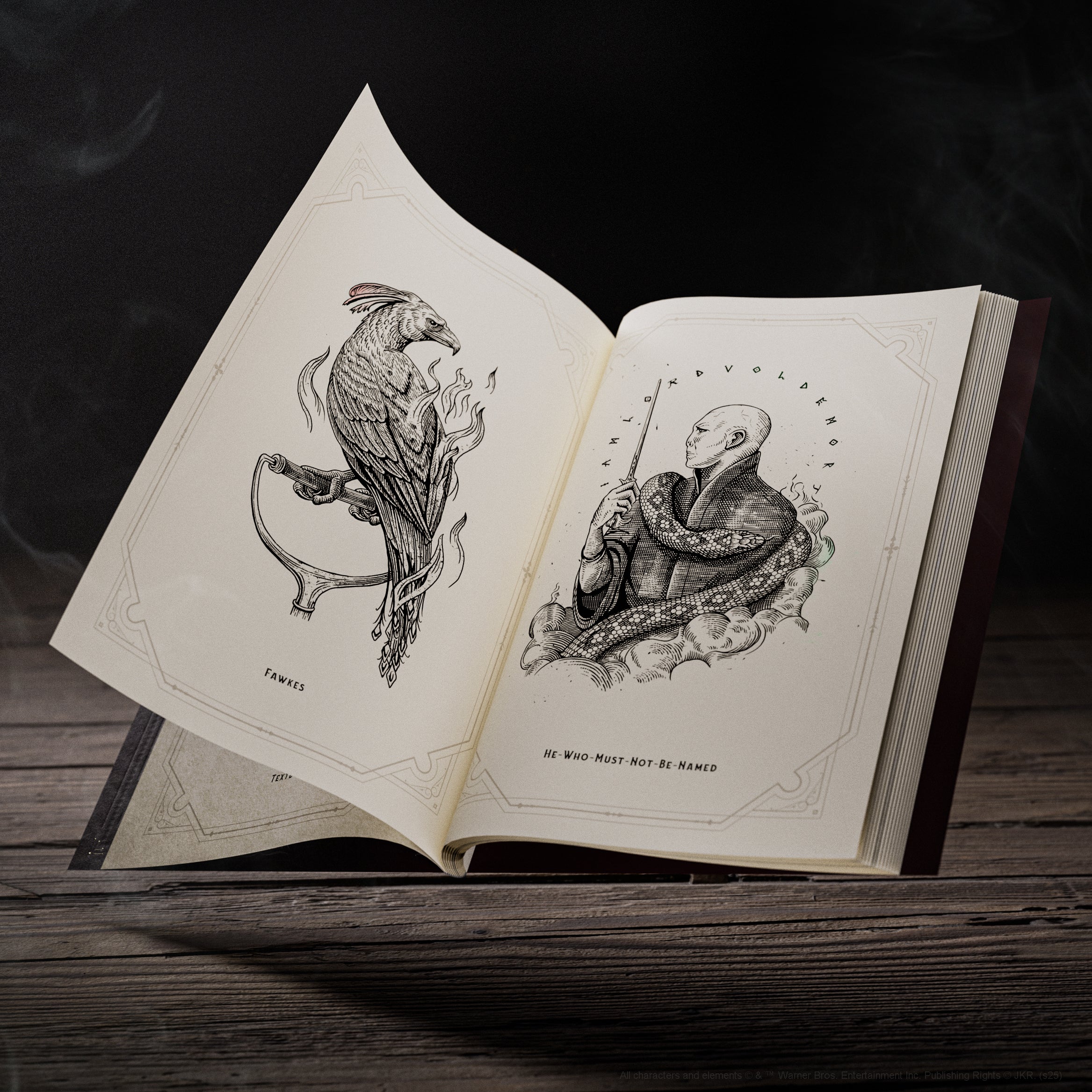 Harry Potter Self-Coloring Book by theory11