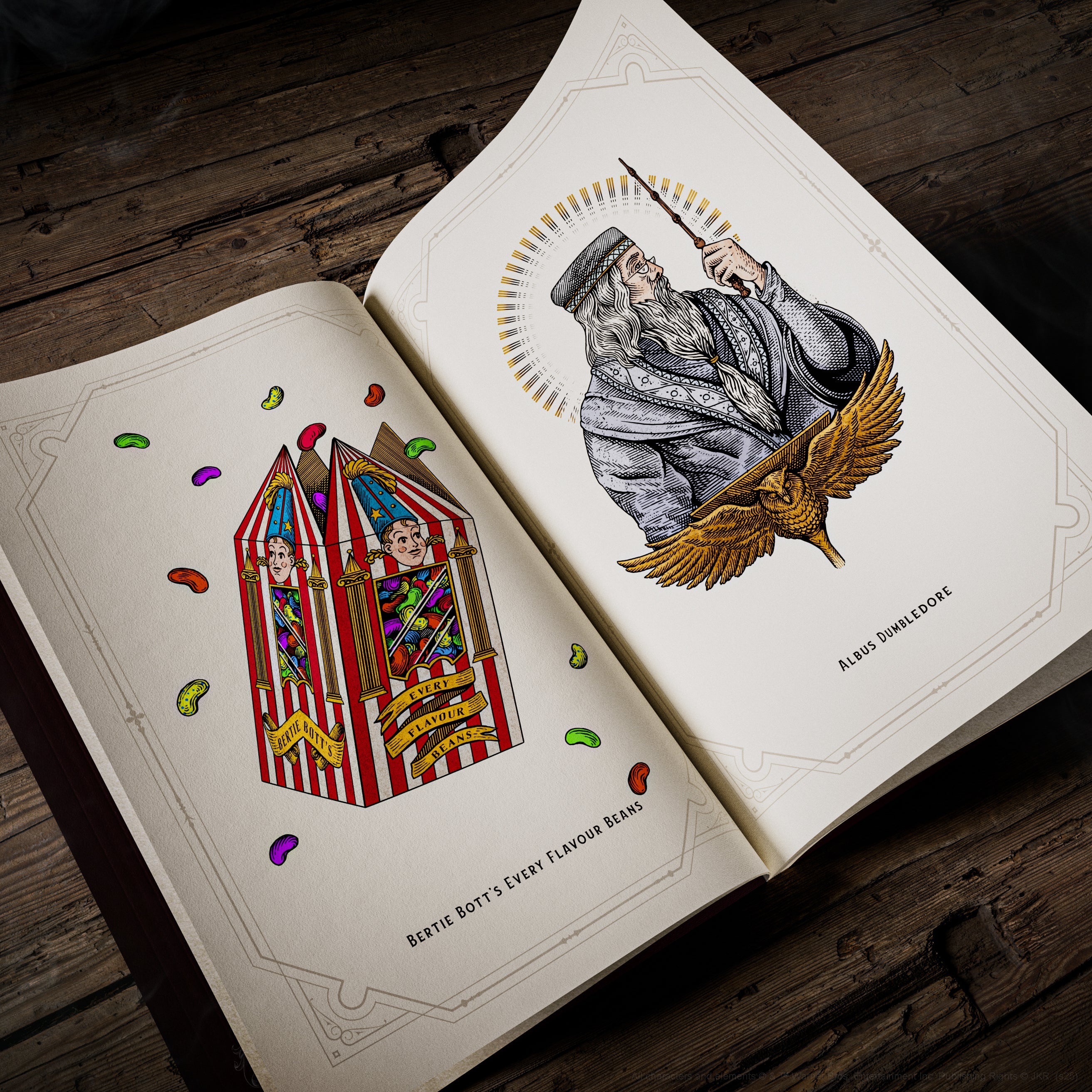 Harry Potter Self-Coloring Book by theory11