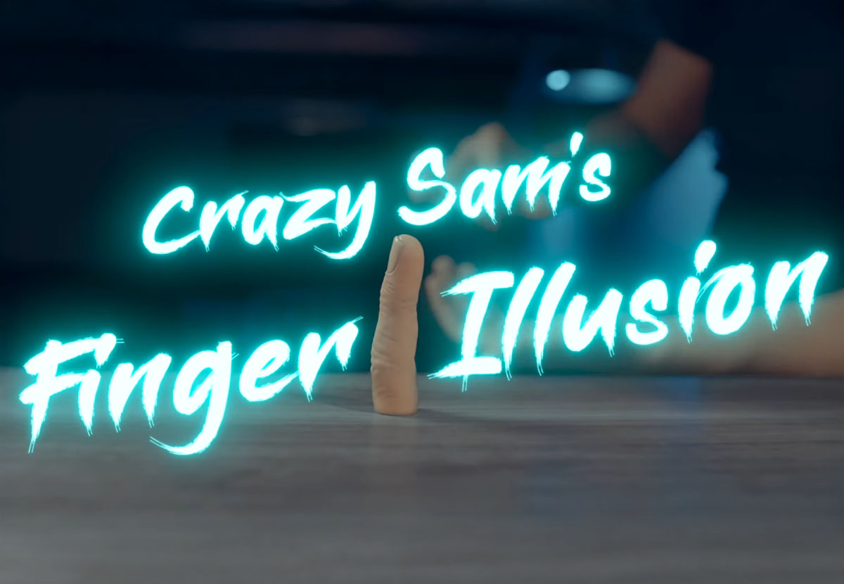 Crazy Sam's Finger Illusion