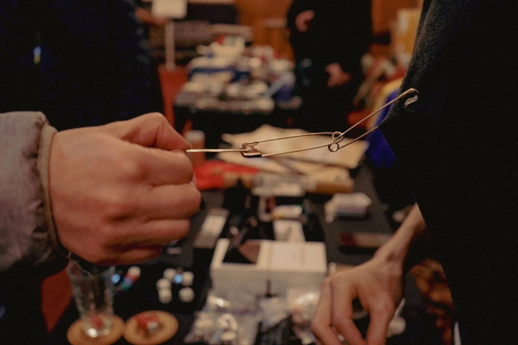 Non-Safety Pins by Juan Colás