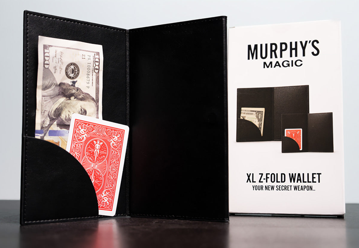 XL Z Fold Wallet (Magnetic Locking) by Murphy's Magic