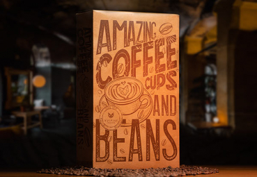 Amazing Coffee Cups and Beans by Adam Wilber